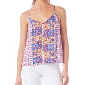 NEW Michael Stars Mosaic Tulum Print Tank